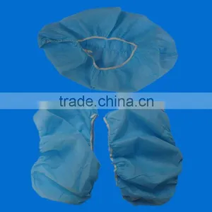 Nonwoven Blue Big Size Disposable Shoe Cover thumbnail-1