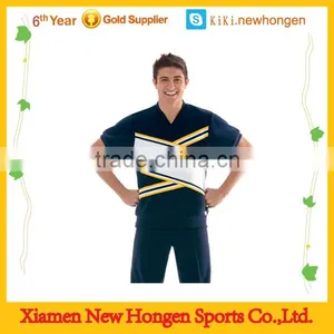 Customized Hot Men's Cheerleading Uniforms for Sale thumbnail-1