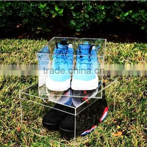 Clear Acrylic Shoe Box thumbnail-1