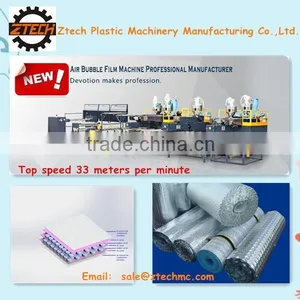 ZTECH-1500 Double Screw 7 Layers Aluminum Laminating Air Bubble Film Making Machine thumbnail-1
