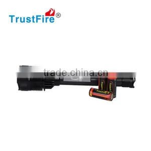 CREE Flashlight 8000LM Rechargeable Flat Lens Led Hiking Flashlight TrustFire X100 Camping Flashlight With CE FCC Certification thumbnail-1