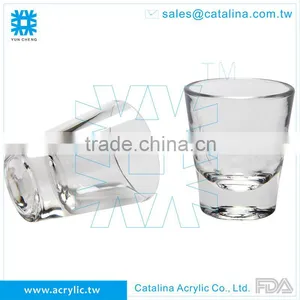 Barware One Shot Clear Acrylic 40ml 1.35oz Cup thumbnail-1