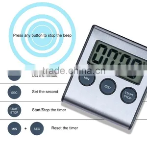 Super Loud Stainless Magnetic Kitchen Digital Timer thumbnail-2