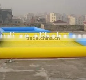 Hot Selling Blue and Yellow Inflatable Pool thumbnail-1