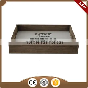 Wood Grain Wooden Tray thumbnail-1