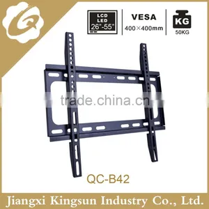 China Supplier 2016 Low Profile Fixed Cold-rolled Steel Black Lcd tv Mount 32"-55"screen thumbnail-1