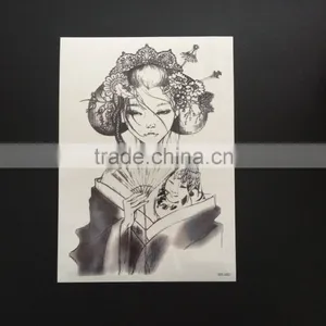 WX- 016 Buddha Tattoo Sticker/ Decorative Fake Tattoo/ High Quality Body Art Tattoos thumbnail-4