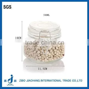 2015 New Style Mason Jar Hot Selling Airtight Storage Glass Jar High Transparency Stainless Steel Mason Jar thumbnail-2
