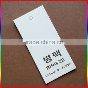 High Grade Free Sample Good Qulity Customized Garment Paper Tags Clothing Hang Tags thumbnail-1
