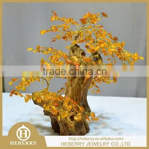 New Fashion Gemstone Wedding Tree in Citrine Crystal thumbnail-1