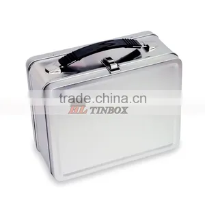 Bespoke Metal Lunch Box With Handle thumbnail-1