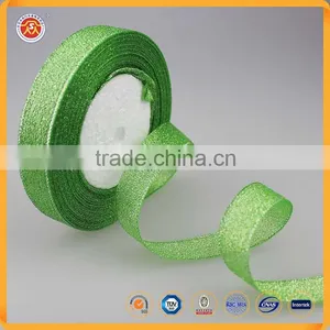 Golden Color and Satin Award Ribbon Pattern Award Ribbon For Christmas thumbnail-4