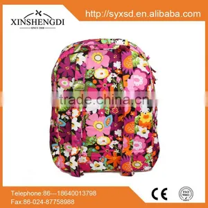 Best Seller Cotton Colorful Quilted Unique Duffel Kids School Backpack thumbnail-4