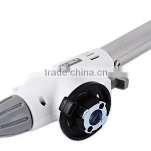 Butane Gas Torch Flame Gun Auto Ignition Blow Jet Burner Lighter Welding Burning Iron Heating BBQ Blowtorch Cooking Soldering thumbnail-1