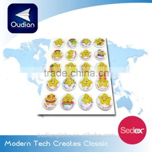 OEM Custom Cute Cartoon Puffy Sticker thumbnail-2