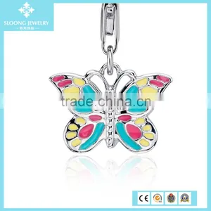 Cool Silver Jewelry Engraveable Hand Print Charm in Sterling Silver thumbnail-4