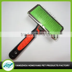 Natural Firm Bristle Grooming Dog Brush thumbnail-1