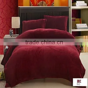 Luxury and Elegant Solid Color Printed Flannel Fleece Throw Blanket thumbnail-2