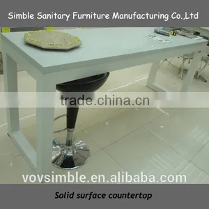 VOVSIMBLE Oem Solid Surface Reception Desk Countertop thumbnail-6