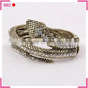 Bangles and Bracelet Jewelry for Party, Snake Shaped Gemstone Bangle thumbnail-3
