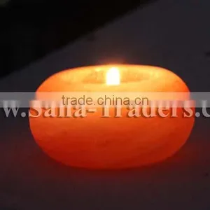 Candle Holder / Salt Tea Light / Himalayan Candle Holders / Salt Lights / Tea Lights / Natural Salt Tea Ligts thumbnail-1