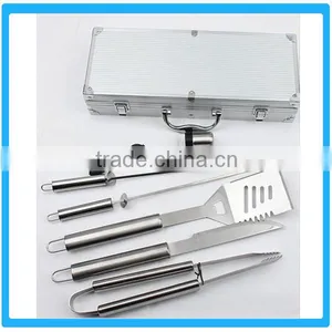 Top Quality Outdoor Equipment Stainless Steel BBQ Tools Barbecue Tool Set thumbnail-1