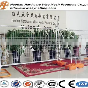 Hot Dipped Galvanized Welded Wire Mesh Australia Temporary Fence Panel Construction Site Fence School Fence With Pipe Frame thumbnail-1