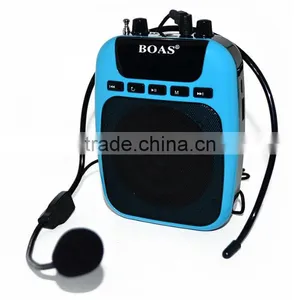 BOAS Waistband Wireless Microphone Special Amplifier for Guide Teacher External Voice Lound Speaker Support U Disk/TF Card thumbnail-2