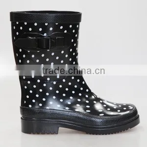 Women Mid Custom Logo Rain Boots thumbnail-1