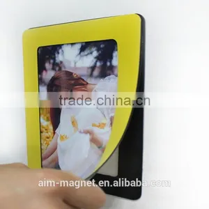 Custom Crystal Surface Wholesale Gifts Magnet Picture Frames Magnetic Photo Frame thumbnail-4