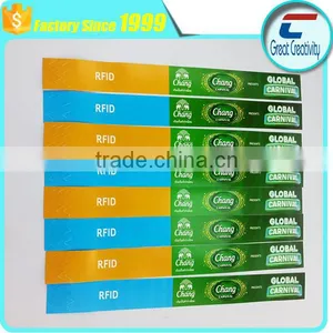RFID Paper Electronic Identification Wristband / Bracelet thumbnail-1