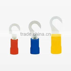Hooked Pre-Insulating HV Series Electrical Cable Crimp Lug thumbnail-2