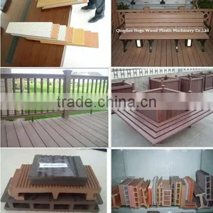 PP PE PVC WPC Skirting Board Production Line/WPC Profile Machine thumbnail-1
