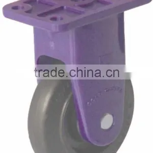 Best Sell Cast Wheel,200mm Black PU Swivel Heavy Duty Caster thumbnail-1
