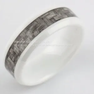 Engagement Zirconia Ceramic Jewelry Brown Ring , ODM / OEM thumbnail-1