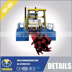 Low Price Yuanhua Hydraulic Diesel Engine Cutter Suction Dredger for Sale thumbnail-1