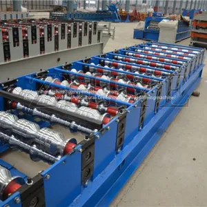 Zhiye High Quality GI Glazed Color Roof Tile Forming Machine thumbnail-5