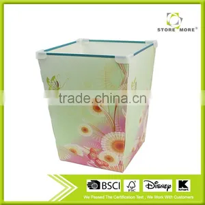Novelty Colorful Plastic PP Decorative Household Waste Bin thumbnail-5