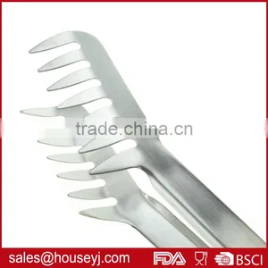 High Quality Stainless Steel Spaghetti Tongs Food Tongs Bread Tongs thumbnail-4