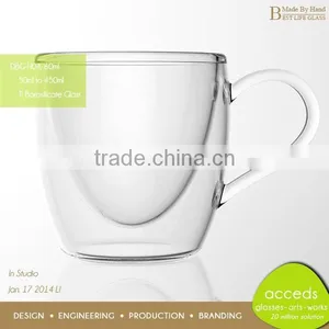 Hot Sale High Quality Elegant Glasscoffee Mug Coffee Glass thumbnail-4