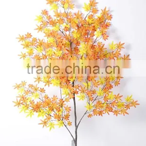 SJ071210 Red Maple Tree Branches/fabic Maple Tree Leaves for Maple Tree Making thumbnail-5