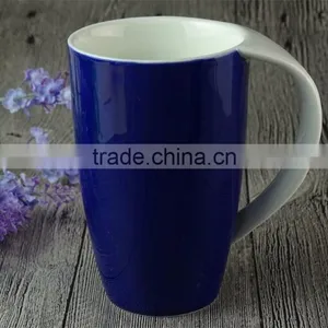 Wholesale 400ML Glaze Color Porcelain Coffee Mug Promotional Mug thumbnail-5