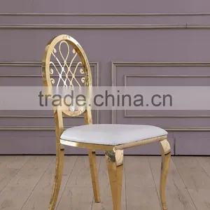 Rose Gold Flower Shaped Chair Wedding Chair thumbnail-1
