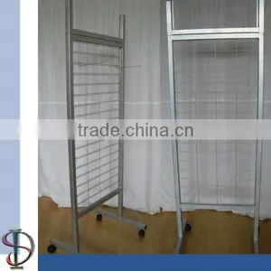 Retail Adjustable Hook Wire Mesh Free Standing Display thumbnail-1