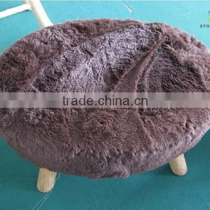 Square Footstool For Children/Plush Footstool thumbnail-1