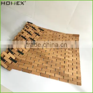 Customized Design Bamboo Swimming Pool Floor Mat Homex-BSCI thumbnail-1