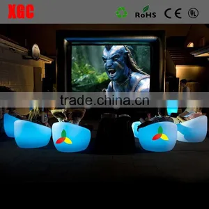 LED Lighting Colored Fashionfurniture Set Multi-purpose Sofa Bed thumbnail-4