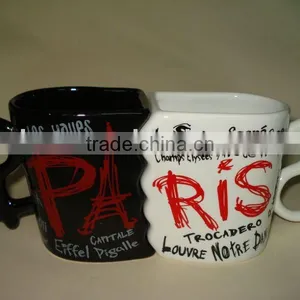 Lovely Ceramic Couple Cups thumbnail-1