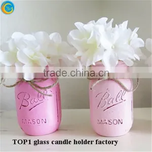 Purple Mason Jars Can as for Vase thumbnail-2