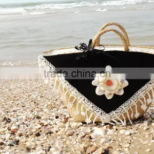 2017 Bohemian Style!!!!Straw Beach Bag/ Woven Beach Bag/Beach Tote Bag for Summer 2017 thumbnail-1